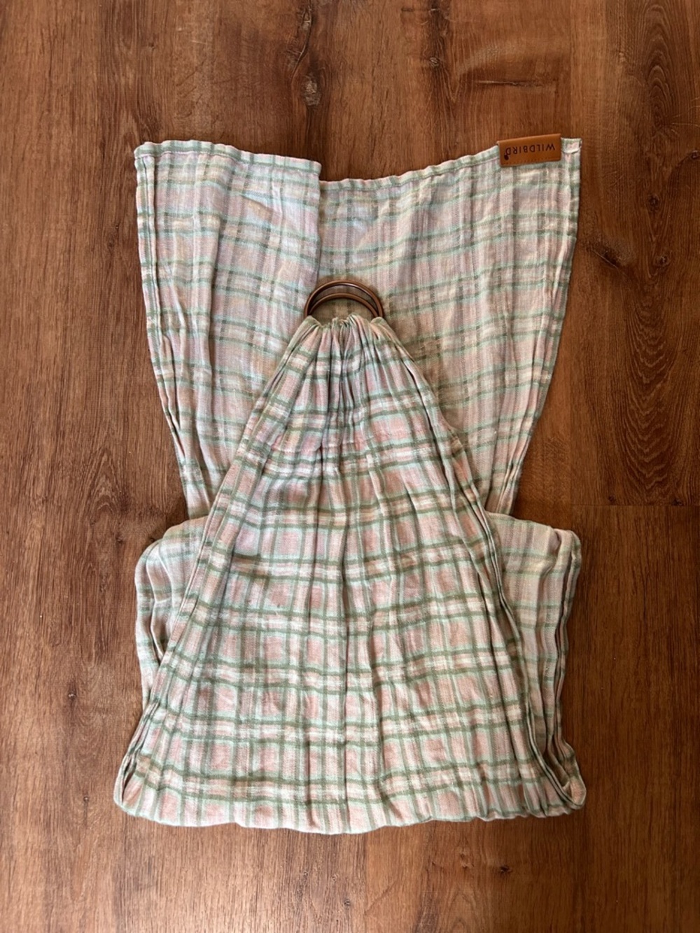WildBird Plaid Ring Sling Top in Pink & Green